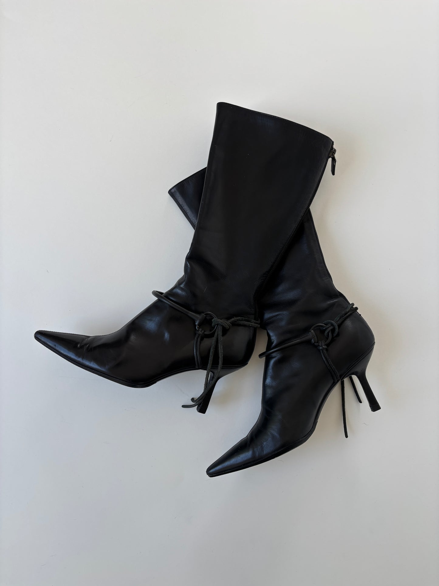 Gucci by Tom Ford 1990s black horsebit boots (EU 37 / US 6.5)