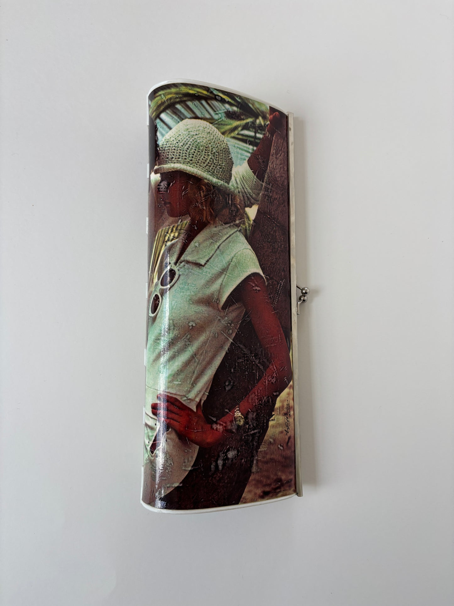 Vintage 70s magazine clutch "JOURS DE FRANCE"