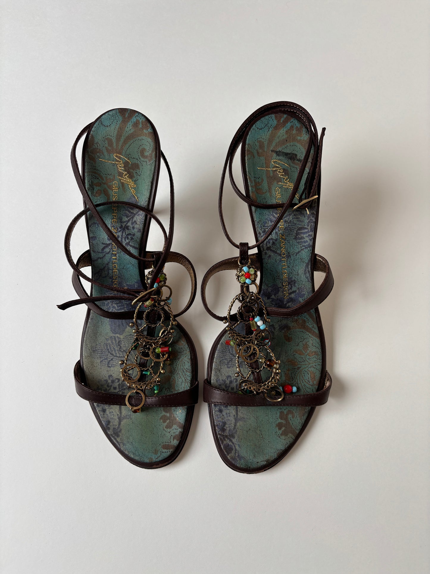 Giuseppe Zanotti 2000s mythical boho sandal heels (EU 39/ US 8.5)