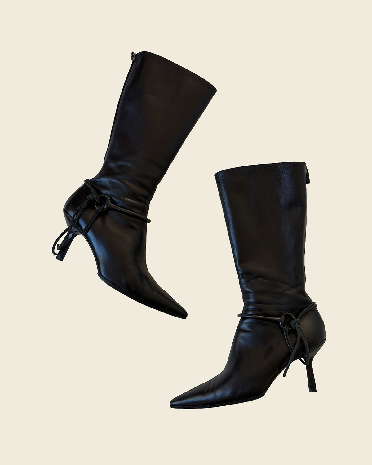 Gucci by Tom Ford F/W 1999 black horsebit boots (EU 38,5 / US 8)